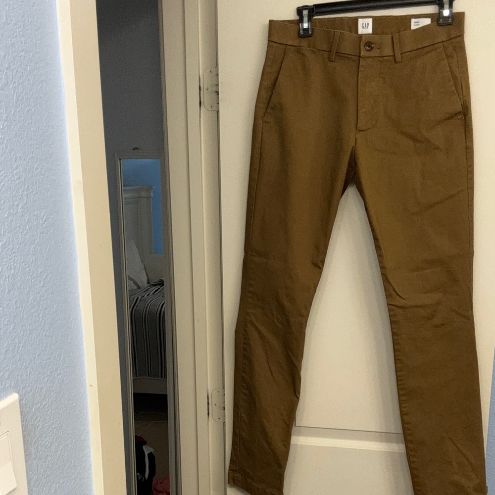 GAP Skinny khaki Brown Chino Pants 30 x 32